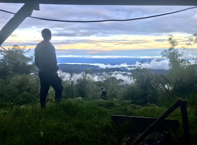 Sunset from Sumaco National Park.